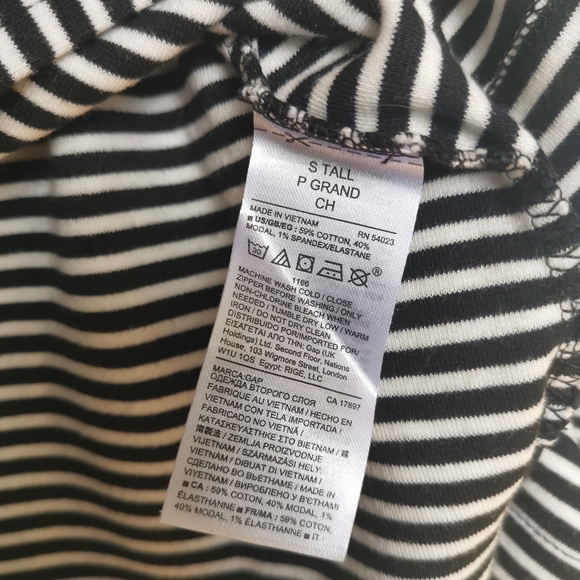 🩵3/$25🩵 Gap Striped Midi Nautical Cotton Blend Skirt - Picture 7 of 7